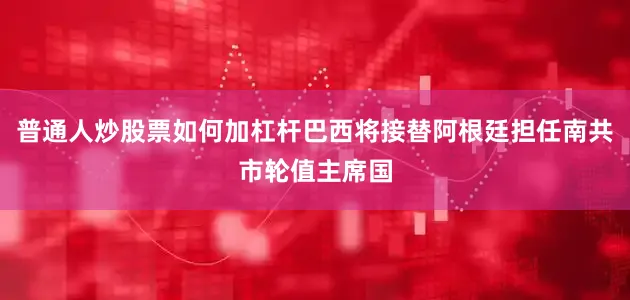 普通人炒股票如何加杠杆巴西将接替阿根廷担任南共市轮值主席国