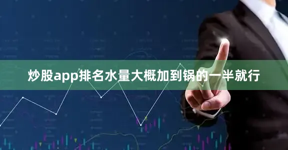 炒股app排名水量大概加到锅的一半就行